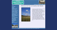 Desktop Screenshot of circlevilleutah.org